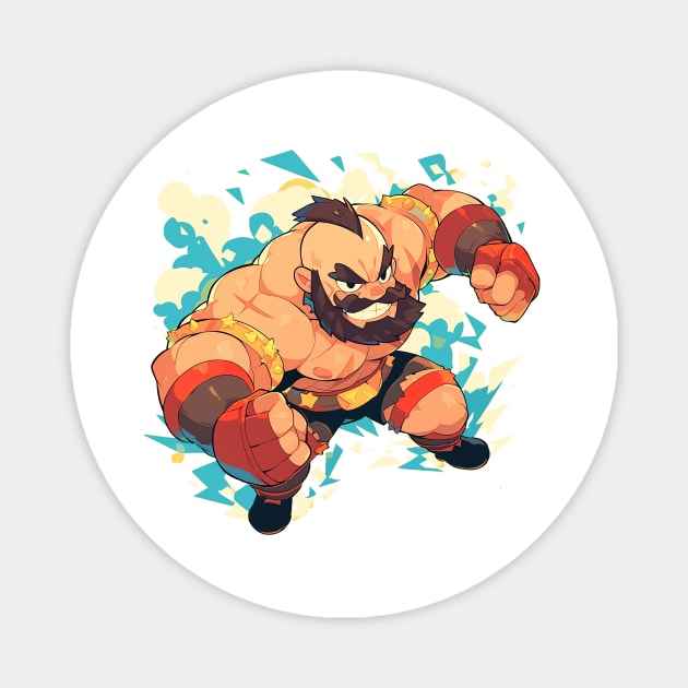 zangief Magnet by StevenBag